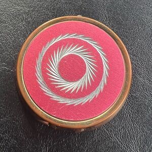 Vintage Red Pill Box